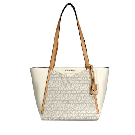 michael kors whitney ladies large logo twill tote handbag 30s8gn1t3b150|Michael Kors Whitney Tote .